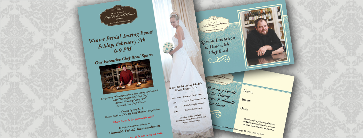 Historic Mcfarland House an events venue that hosts weddings and fine dining with professional chef Brad Spates.