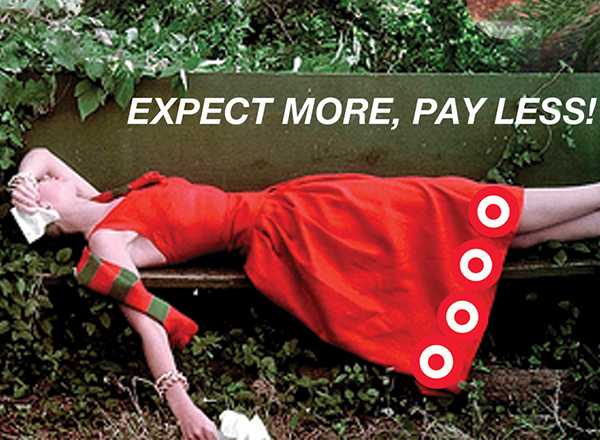 Postcards for direct mail campaign for Target.